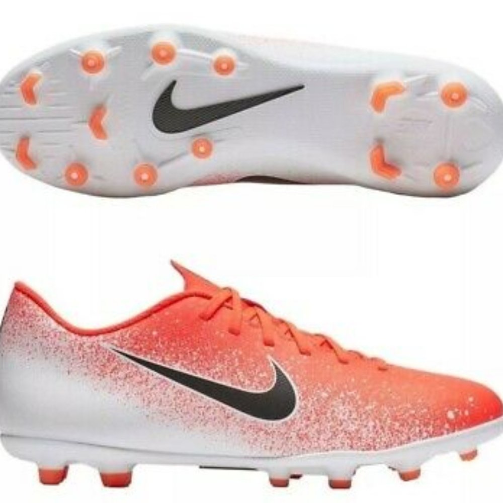 Nike Mens Vapor 12 Club FG/MG Crimson Soccer Cleat